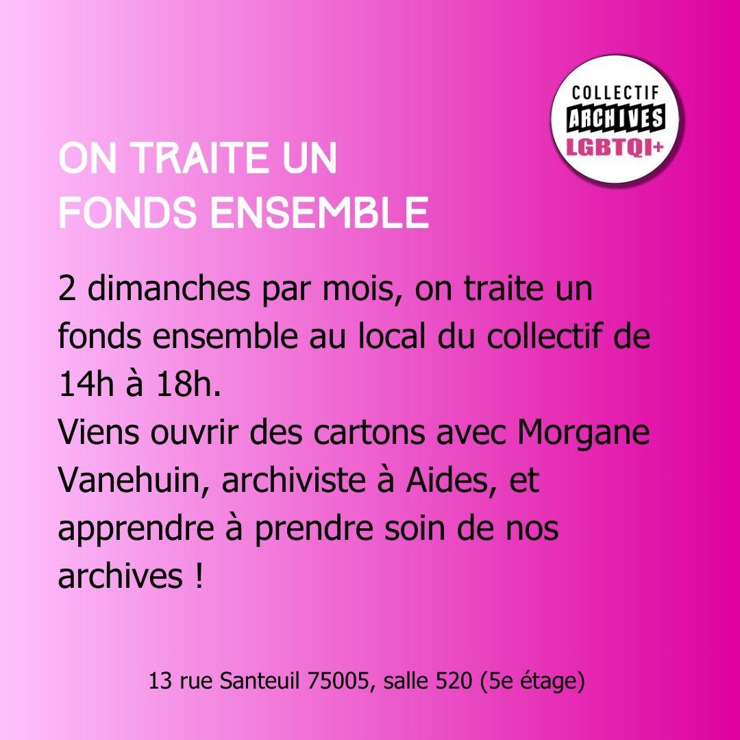 Centre d'archives LGBTQI+ Paris IDF tweet media