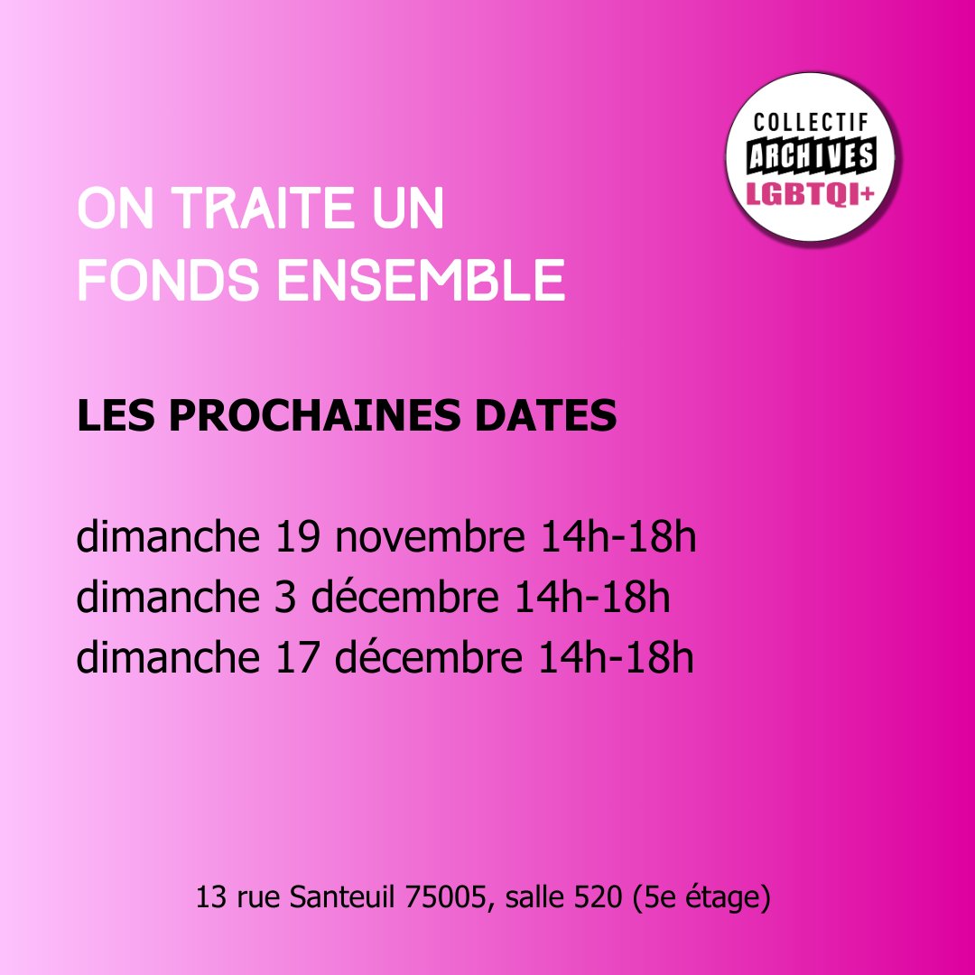 Centre d'archives LGBTQI+ Paris IDF tweet media