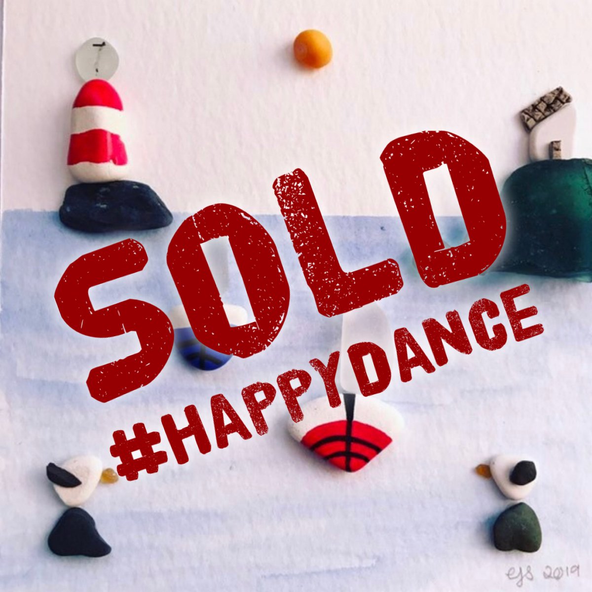 That wonderful feeling when something you make finds a new home #happy