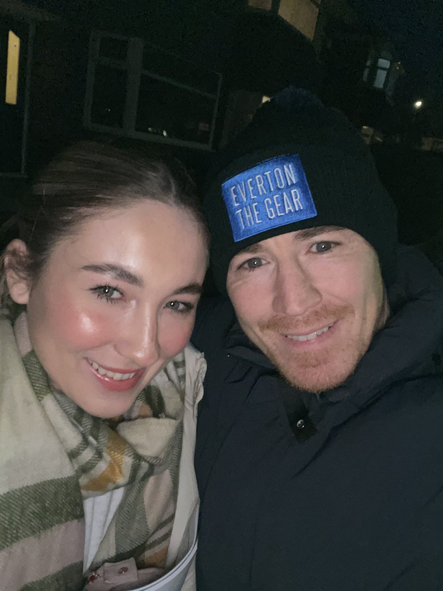 Off to the match with my best mate, wearing my new hat COYB 🔵