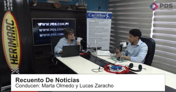 Seguinos en #RecuentoDeNoticias, que @MartaOlmedo1 y @Lucas_zPy te traen las últimas novedades del ámbito judicial. EN VIVO: 🔗pdsdigital.com.py/envivo 🔶LIVE DE FACEBOOK: fb.watch/o2j73s0Ce0/?mi…