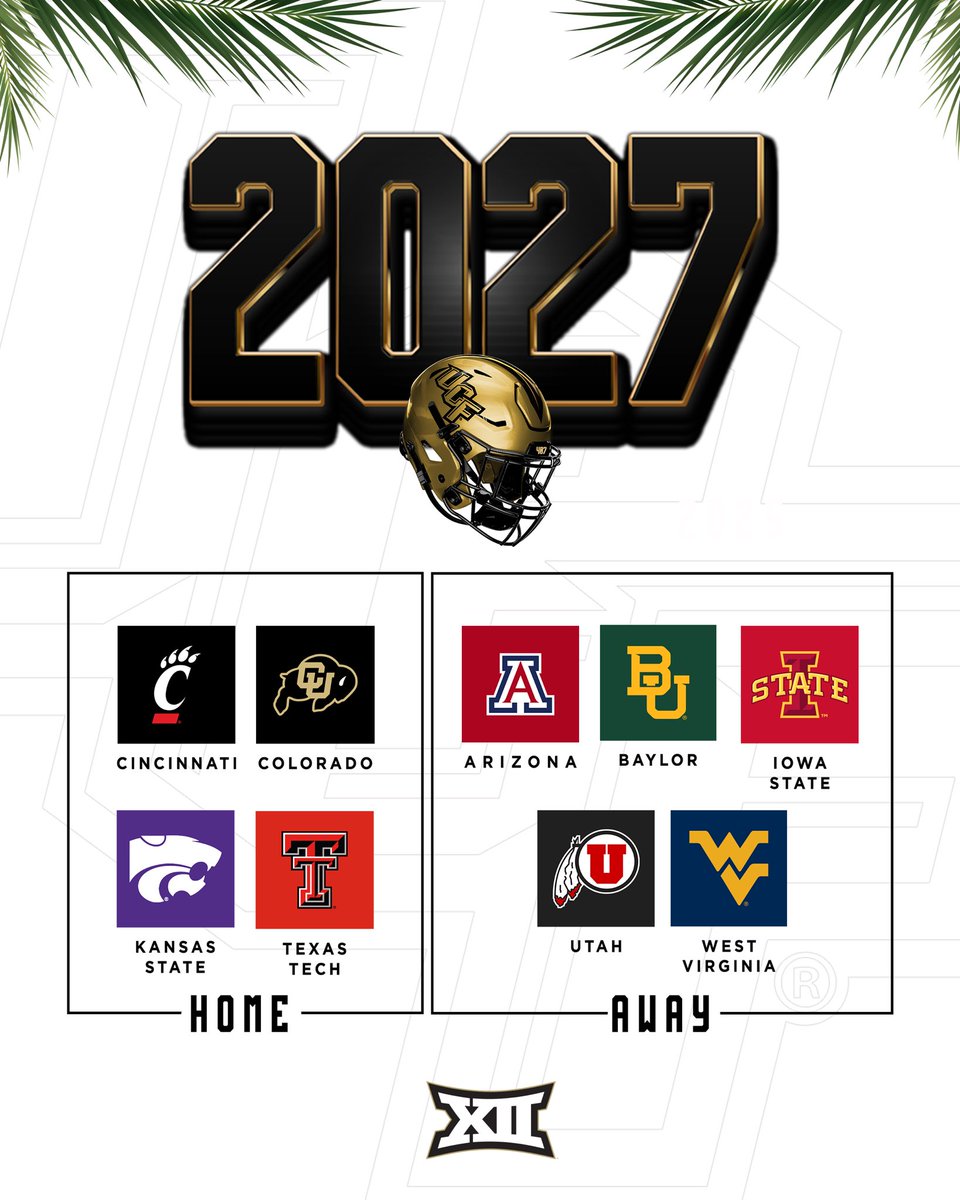 UCF’s 2027 Big 12 Opponents