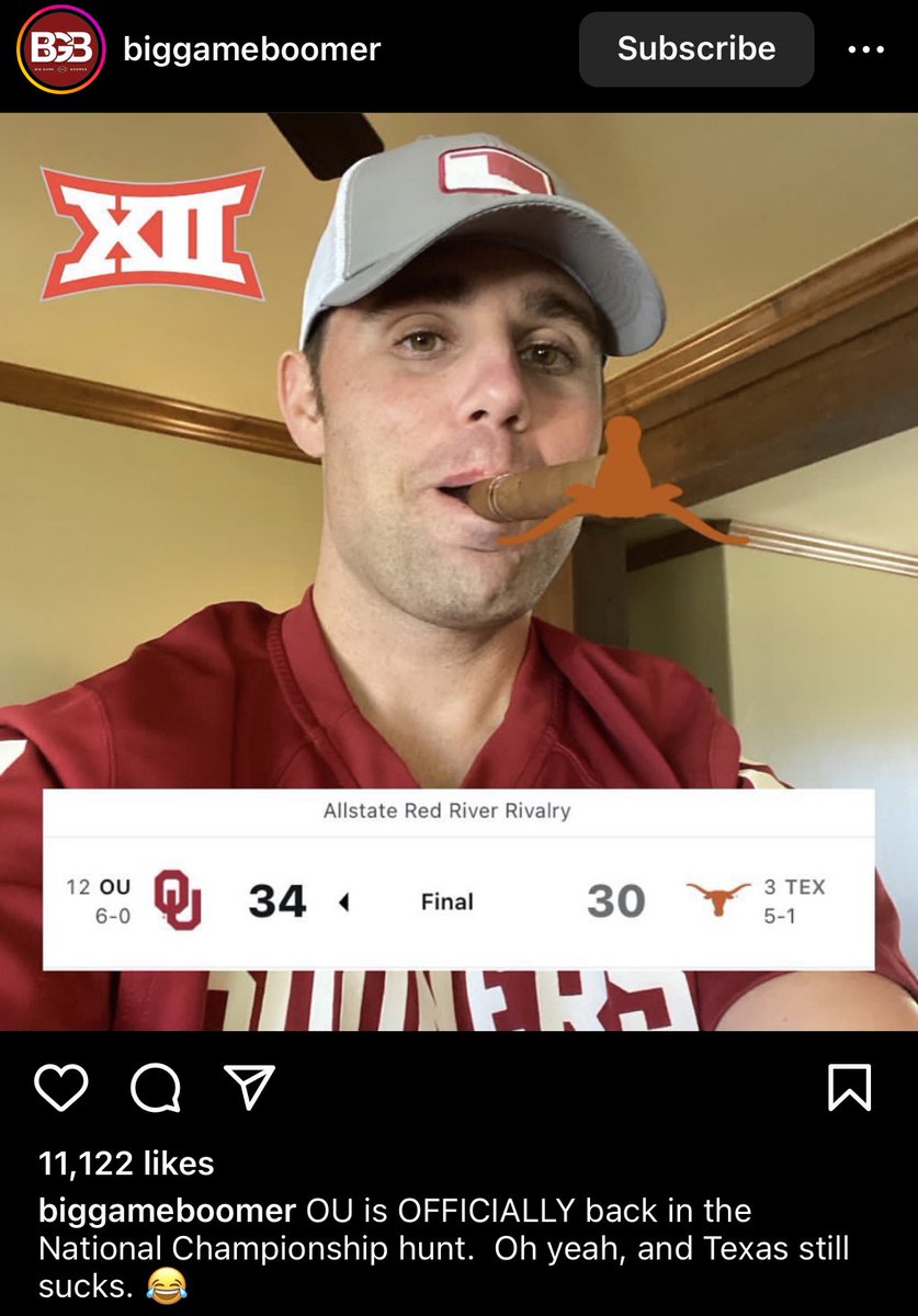 RunningReader87's tweet photo. @OUMagic04 @osuzack This looks like an OU fan to me https://t.co/4we61HXZJB
