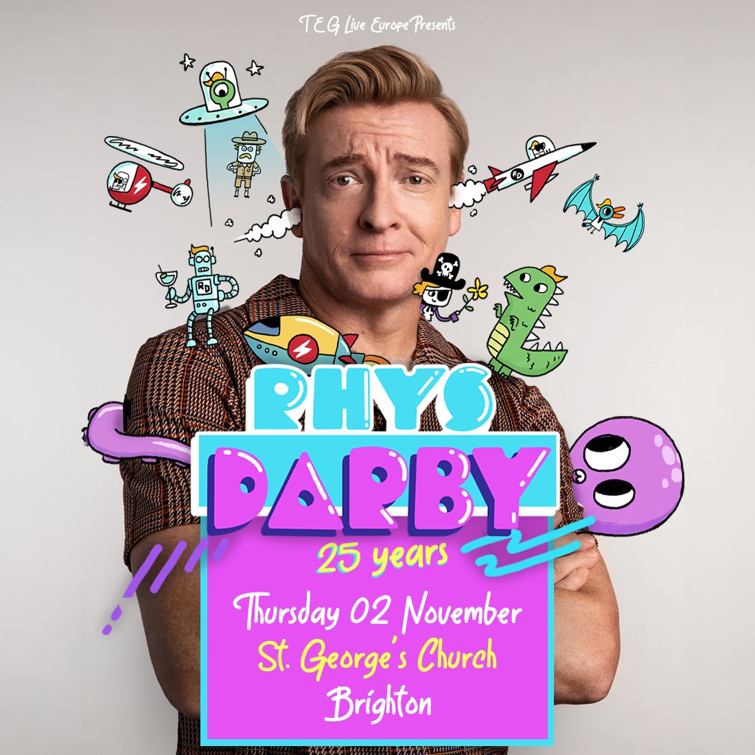 We look forward to welcoming you for TEG presents @rhysiedarby 02-11-23 There is a bar serving Harveys Beer, wine & non alcoholic drinks. Some areas do have sight restrictions/ unallocate seating Doors: 7pm/Steve Wrigley: 19.45 @rhysiedarby at 20.45. tinyurl.com/TIXRDSTGBTN
