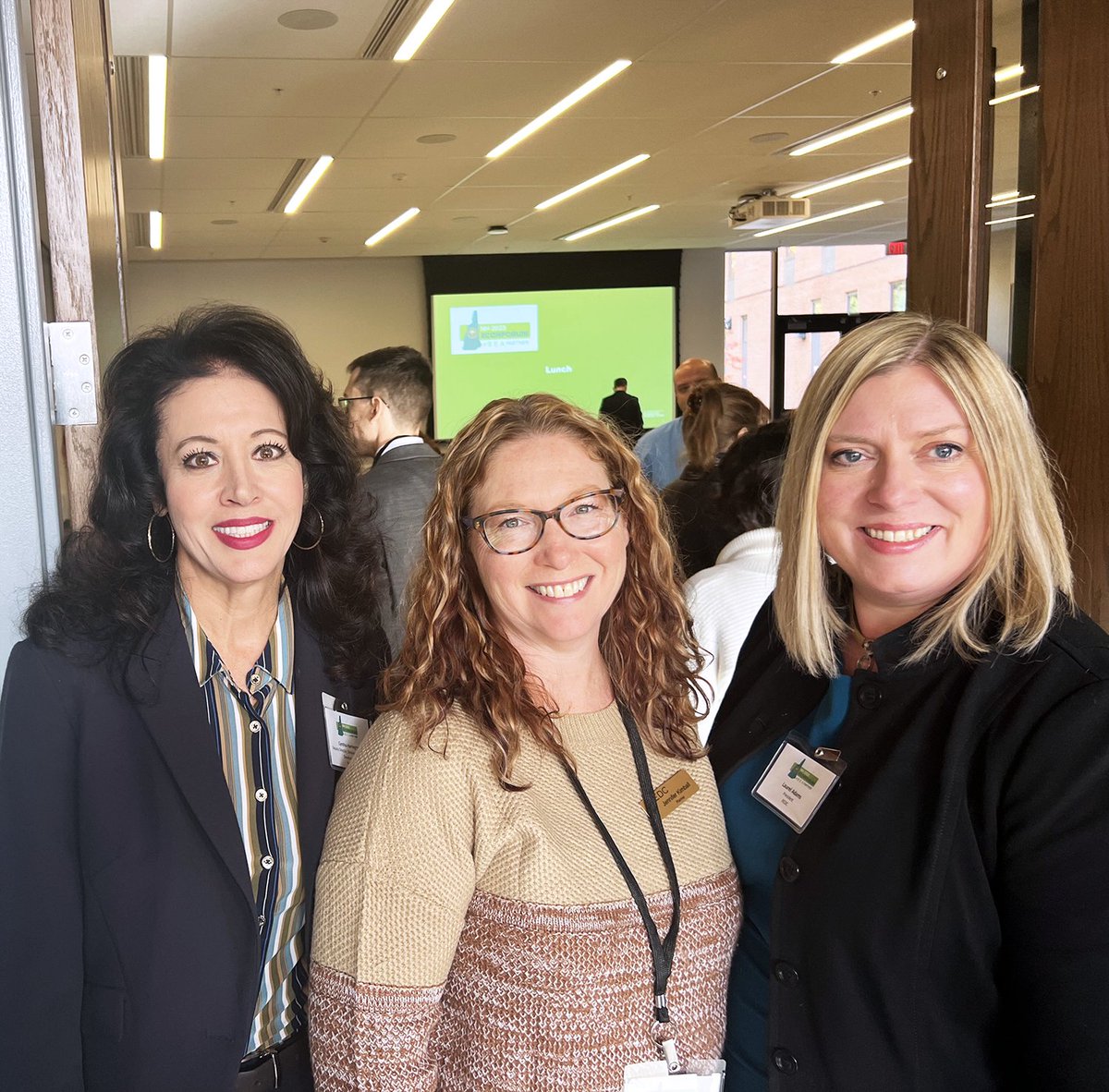 Today REDC President Laurel Adams and CEDS Planner Jen Kimball attended the NH 2023 EconForum. Pictured here also is Cindy Harrington, the Div of Economic Development Deputy Director at the NH BEA

Thank you to the BEA!

#NHEconomy #NewHampshire #NHRocks #NHNonprofit #REDCNH