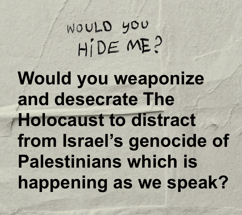 kthalps's tweet photo. I'm Jewish. Members of my family were killed during The Holocaust. I have family members in Israel. This is my response to the "would you hide me" posts. https://t.co/IKokU4WYnC