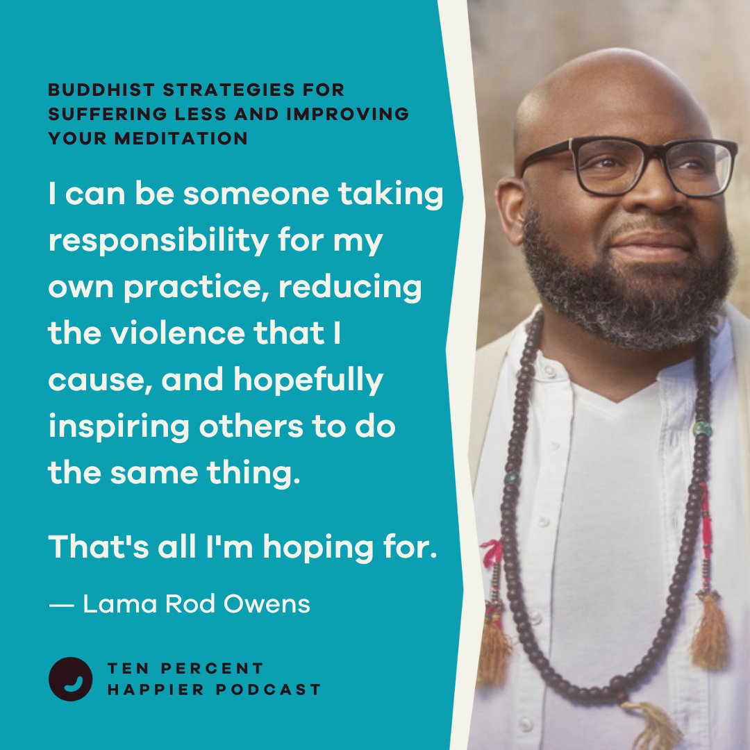 Self-described 'Black Buddhist Southern Queen' Lama Rod Owens (@LamaRod1) joins the podcast to talk about sainthood, letting go of perfectionism & how to improve your meditation. Hosted by @danbharris - listen now: link.chtbl.com/qzzMisu5
