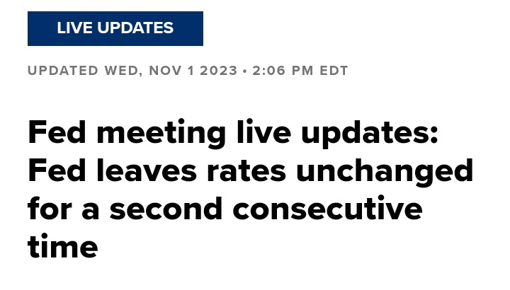 Trading4Bucks's tweet image. #FederalReserve #Unchanged #Fedrate