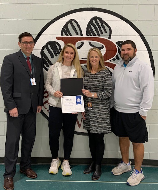 We are honored that the SCDE has recognized Brennen for meeting the Students Health and Fitness Act requirements for weekly minutes of physical education and physical activity during the 2022-23 school year. Thank you Coach Moore and Coach Smaciak for all you do for our students!