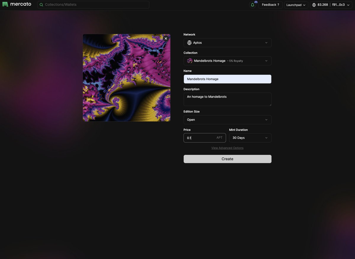 kailanibtc's tweet photo. What’s new in on-chain music?🎶

@Mercato_xyz recently launched their no-code launchpad on @Aptos_Network, allowing artists of all kinds to seamlessly launch their music and be integrated into a greater artist community. The Aptos Foundation has a $20M grant pool for artists. https://t.co/RfnL0F5BNh
