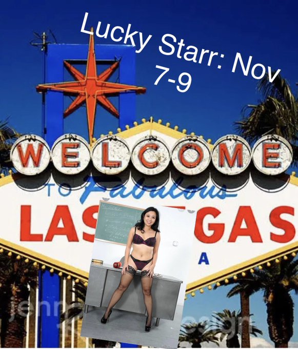 It&rsquo;s definitely happening this time! I&rsquo;m in Vegas next week. For booking information: email me at clubluckystarr@aol