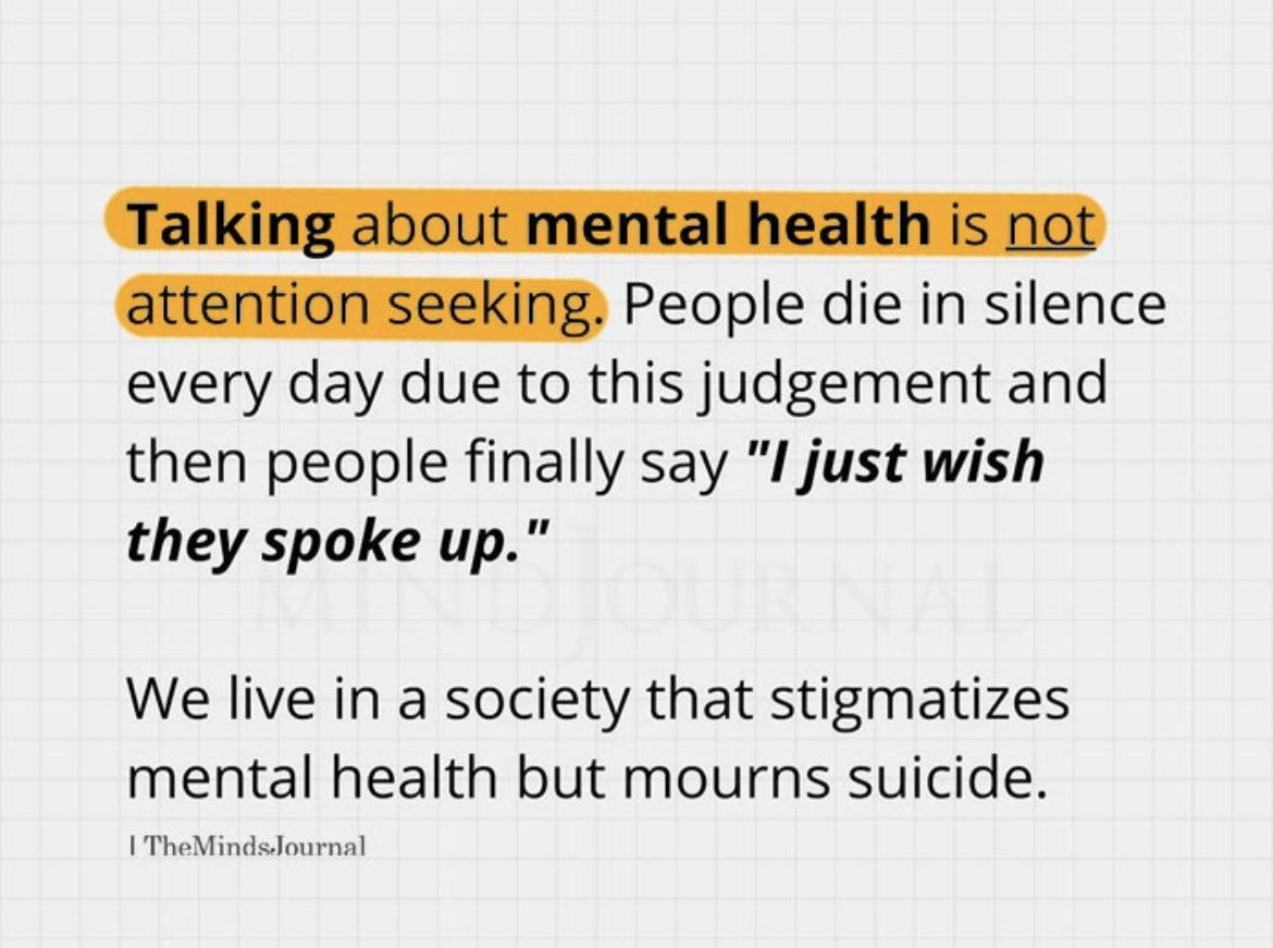 #SuicidePrevention #MentalHealthMatters