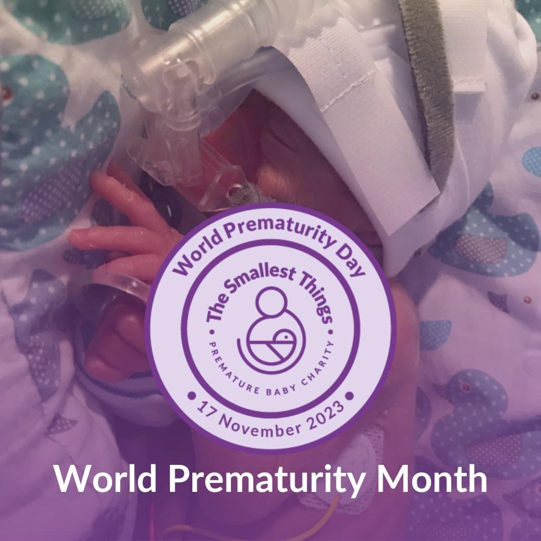 _SmallestThings's tweet image. November is World Prematurity Month 💜💜💜

A moment in the year when we come together to turn social media purple.

The global theme for 2023 is “small actions BIG IMPACT” 

Something our small but mighty charity knows a little something about.