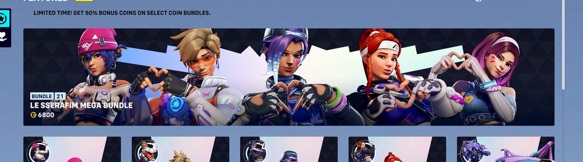 🎁 GIVEAWAY FOR LE SSERAFIM MEGA BUNDLE IN #Overwatch2 🎁

JOIN THE #giveaway HERE:

1️⃣ FOLLOW: <a href="/JoystickOW/">JOYSTICK | twitch.tv/JOYSTICK</a> 
2️⃣ LIKE + RETWEET
3️⃣ TAG A FRIEND

🔥 2X CHANCE TO WIN IF YOU FOLLOW: twitch.tv/Joystick 

WINNER WILL BE DM’ED THEIR PRIZE

❤️ GOOD LUCK &amp; HAVE FUN!!! ❤️