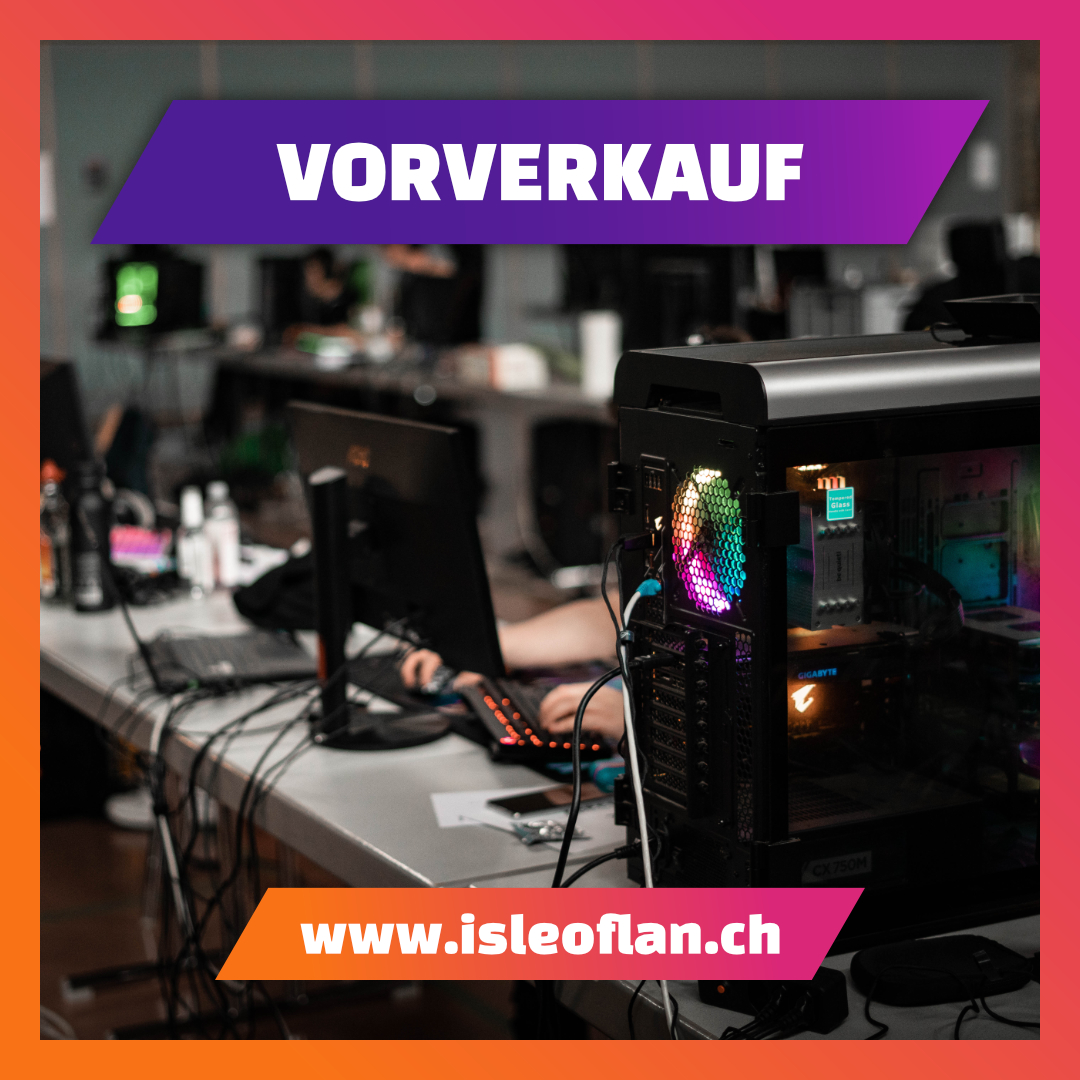 🔥 WE ARE BACK! 🔥

Der Vorverkauf ist soeben angelaufen.
Wenn du dich beeilst, kannst du dir vielleicht eines der begrenzten Early-Bird Tickets sichern!

➡️ isleoflan.ch

Wir freuen uns auf euch und eine grandiose LAN-Party!