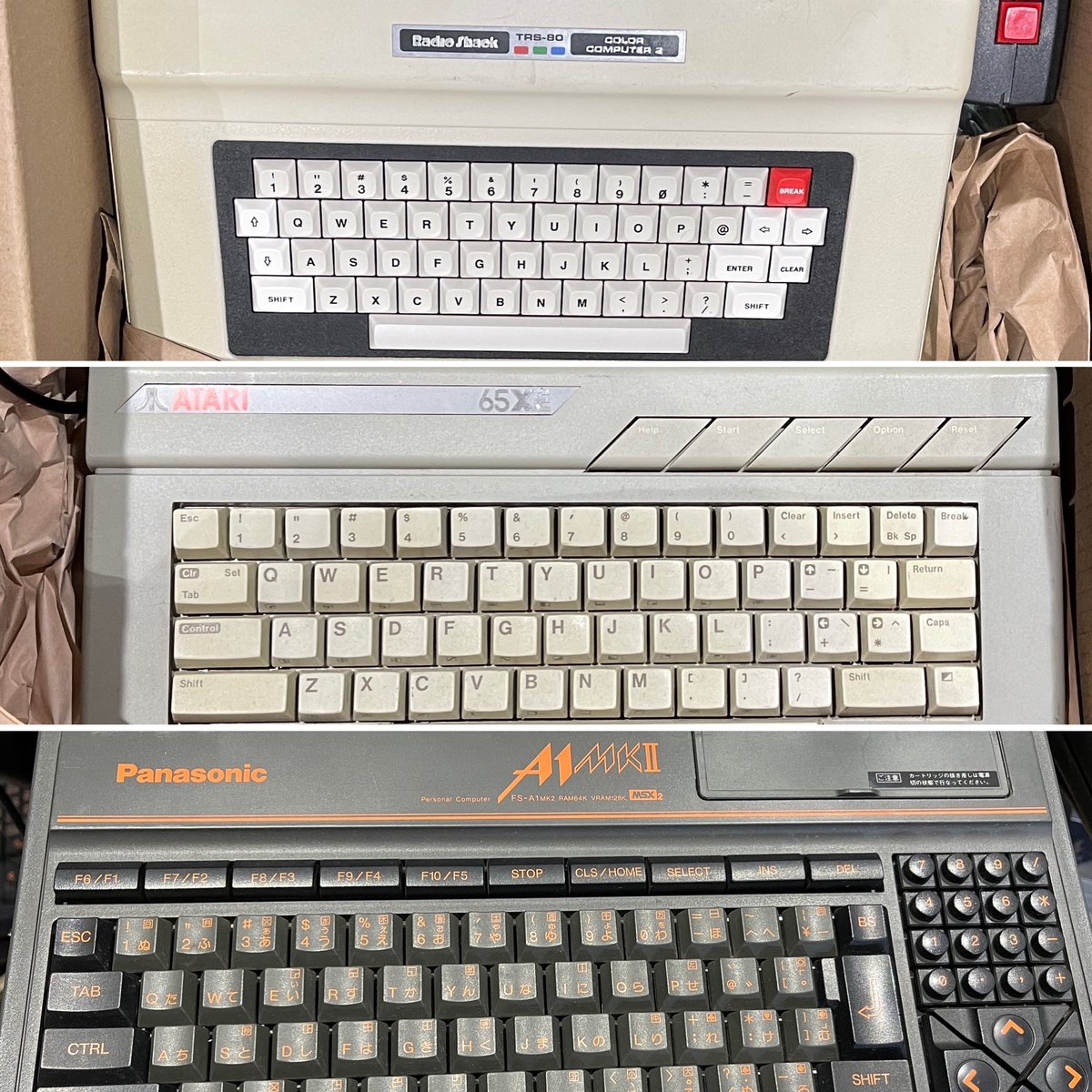 retrogamecoders's tweet image. More of the collection recovered from our storage unit. These were quite cold so I hope no humidity got into them during their sea voyage ⛴️