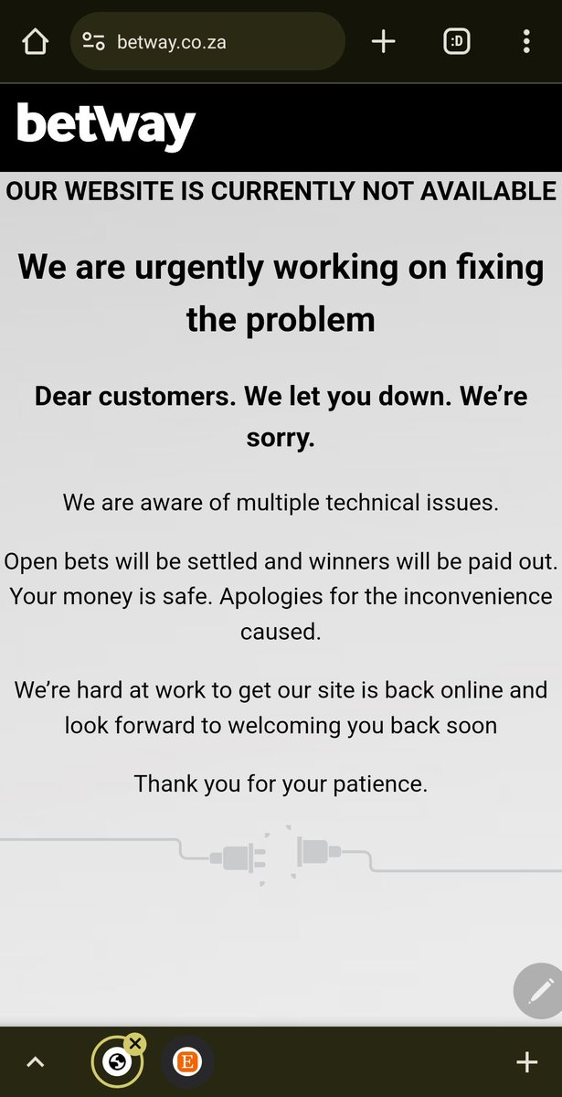 Games are playing, can't cash out. 
<a href="/betway/">betway</a> 😭
#Betway