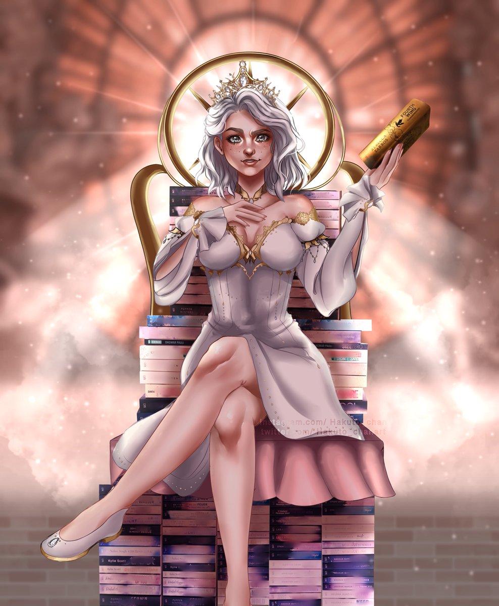 Another fanart for @/nathalie__reads on instagram🌻✨ 

Throne of books 📚👑
I’m so so proud of this artpiece!🐝🌻TwT

#throne #fanart #booktok #booklover #fourthwingfanart #dragon #dragonart #throneofglass #queen #fourthwing #queenart #dragonsketch #art #digitalart #artist