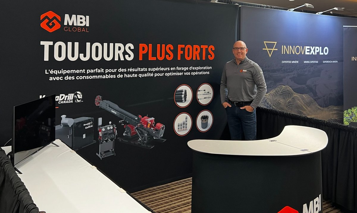 MBI_Global's tweet photo. Our team looks forward to meeting you at @aemq_ convention #2023Xplor!
Visit us at booth 37 to discuss your projects and our drilling solutions.
We look forward to seeing you there! 😉
#AlwaysStronger #Minier #Exploration https://t.co/mCZdZktf5s
