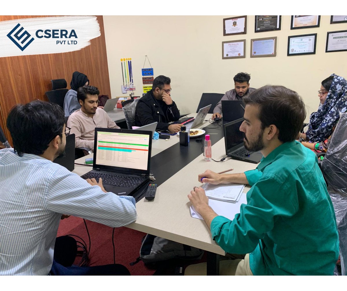 CSERA2023's tweet photo. "Embracing November with a productive demo sessions and a dedicated team! 📸💪 #TeamWork #NovemberVibes" @SukkurIBAUniversity #IBA #csera #education https://t.co/RFnYIESiPP
