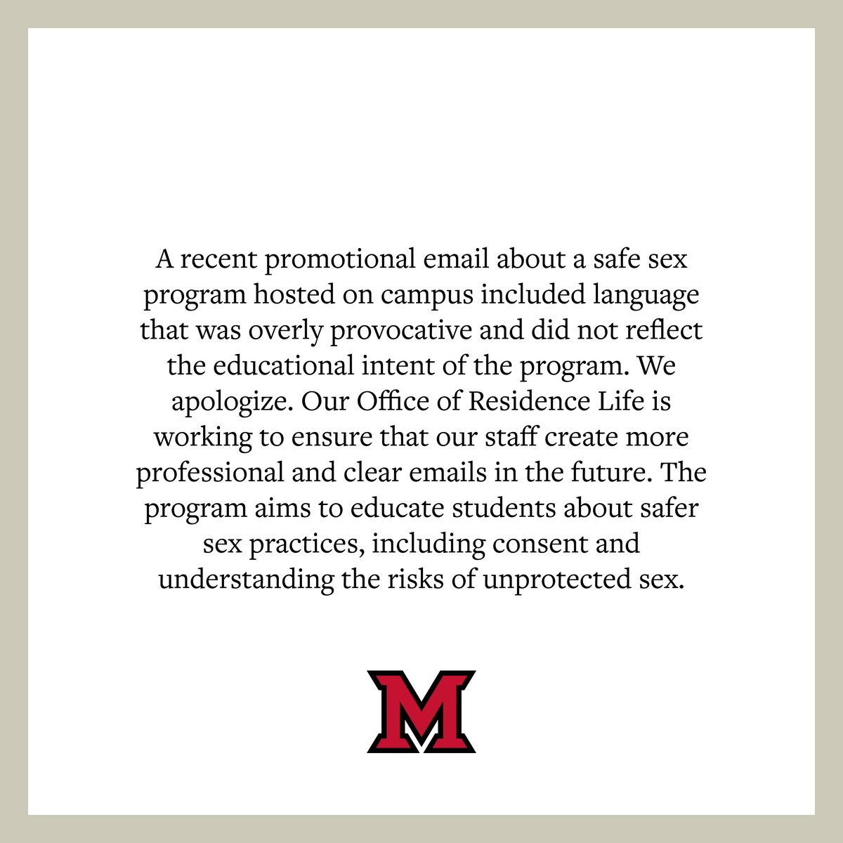 Miami University tweet media