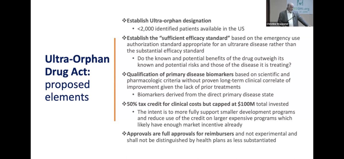 Ethan Perlstein bio/acc (@eperlste) on Twitter photo Dr Emil Kakkis (<a href="/ultragenyx/">Ultragenyx</a>) is calling for an Ultra-Orphan Act for the 1% of rare genetic diseases that affect fewer than 2,000 patients in the US.
That tiny 1% actually covers over half of the 10,000+ known rare diseases. I stand with Emil 100%.
The crux of the legislation Dr Emil Kakkis (<a href="/ultragenyx/">Ultragenyx</a>) is calling for an Ultra-Orphan Act for the 1% of rare genetic diseases that affect fewer than 2,000 patients in the US.
That tiny 1% actually covers over half of the 10,000+ known rare diseases. I stand with Emil 100%.
The crux of the legislation