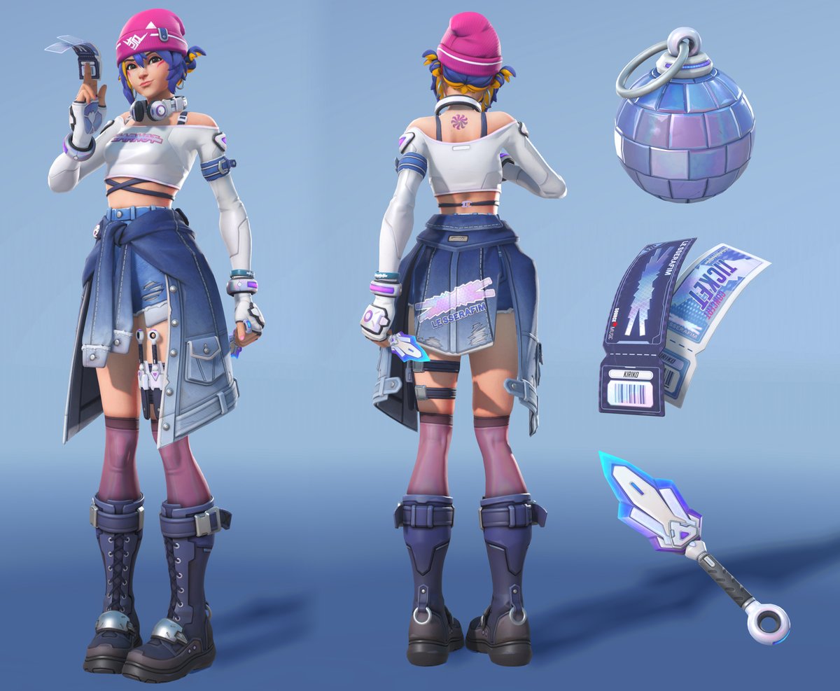 OVERWATCH 2 x LE SSERAFIM COLLAB KIRIKO - ANTIFRAGILE KIRA-KIRA