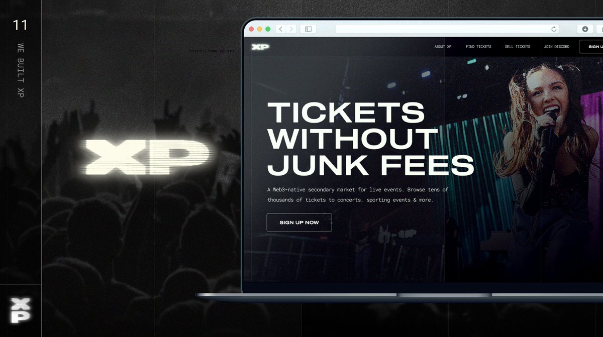 captaintechlabs's tweet photo. We applied all these ideas to build XP: A different type of marketplace.

@xpticket is a web3 native marketplace with 10M+ tickets to sports games and concerts across the US. https://t.co/Nq9p9QhK7Q