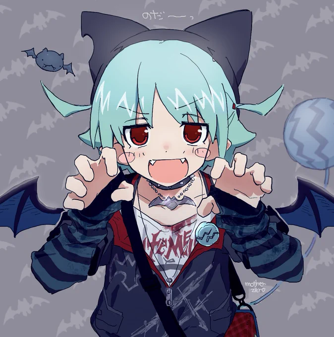 #きゅうけつスイカ畑 わらめろサマ描いたーよ