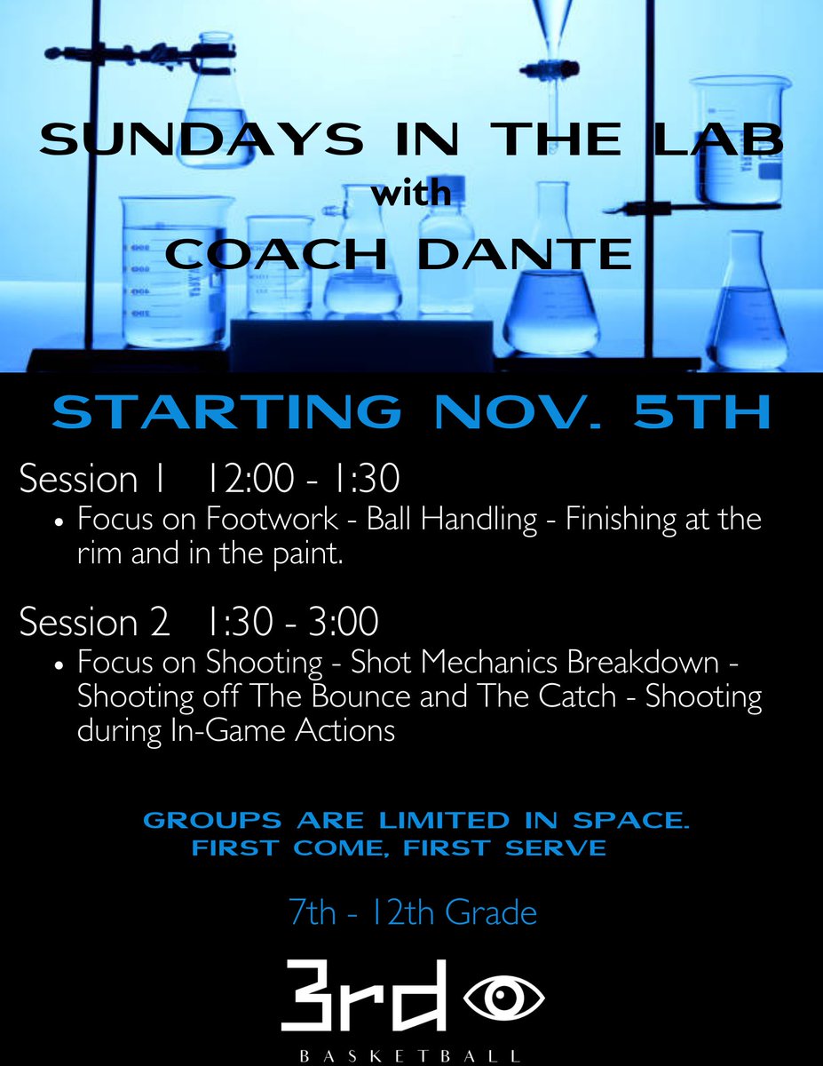 CoachDante's tweet photo. Here is the training schedule for this weekโs Lab. #3rdIBasketball #CourtLife https://t.co/7Kz5bFUm8W