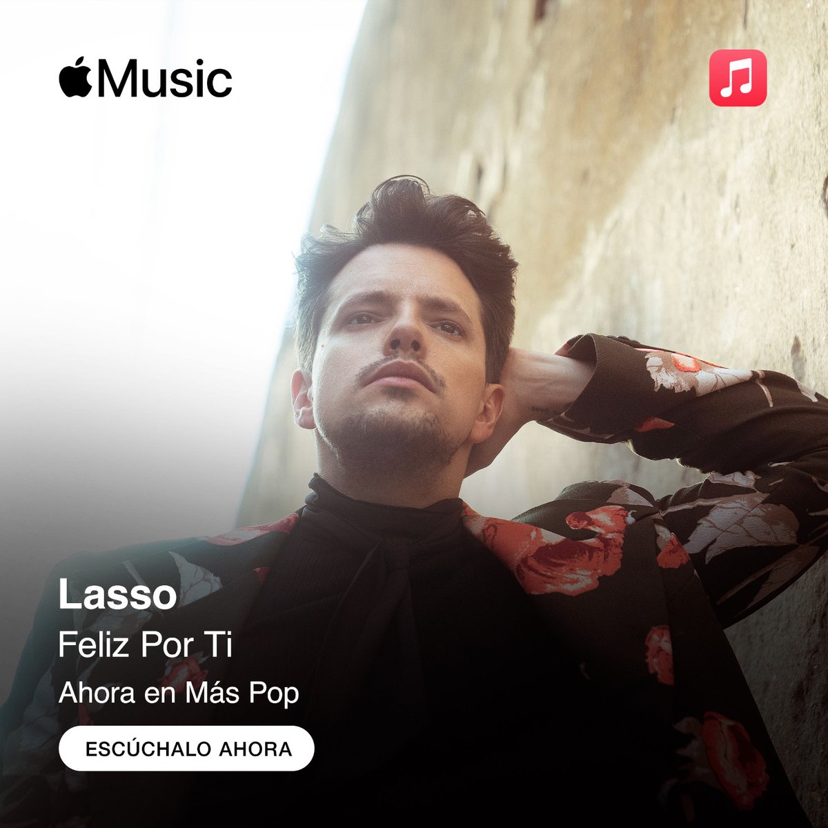 UMusicVene's tweet photo. Una nueva canción insuperable de @lassomusica #FelizPorTi 💛🎧 Ve a darle play en Apple Music en la playlist Más Pop. ¡Disfruta de la mejor música aquí! ⭐

#lasso #musica #nuevamusica #applemusic #maspop https://t.co/s4Nps23Zi7