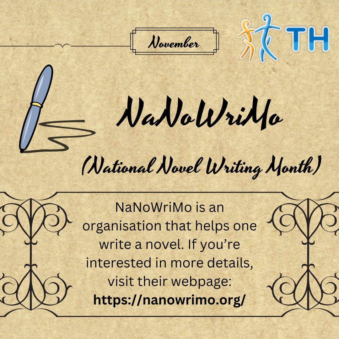 TeenHelp's tweet image. NaNoWriMo has officially begun! Who&apos;s taking part this year? If you&apos;re new to the challenge, we have a few survival tips to writing your first NaNo novel: teenhelp.org/forums/f88-med…

#NaNoWriMo2023 #writingchallenge2023 #nationalnovelwritingmonth #creativewriting #writinggoals