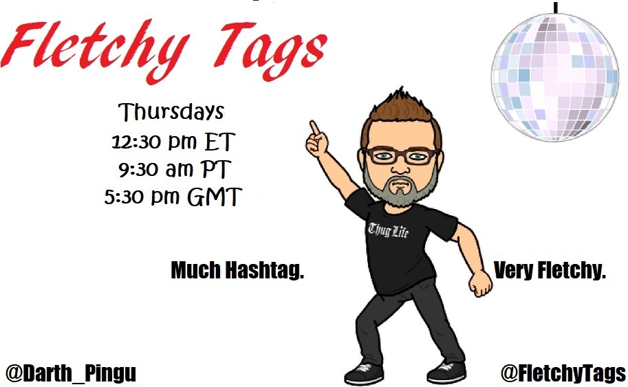 Fletchy Tags (@fletchytags) on Twitter photo πΆ Everybody...rock your body...everybody rock your body right....FLETCHY'S BACK, ALRIGHT!!! πΆ
TOMORROW, <a href="/FletchyTags/">Fletchy Tags</a> returns!!! Join <a href="/Darth_Pingu/">πβοΈCanadian Fletchy π¨π¦</a> tomorrow at 12:30pm ET/9:30am PT/4:30pm GMT for some hashtag hilarity!
Follow <a href="/CalendarGirlBot/">Calendar Girl Bot</a> for more hashtags πΆ Everybody...rock your body...everybody rock your body right....FLETCHY'S BACK, ALRIGHT!!! πΆ
TOMORROW, <a href="/FletchyTags/">Fletchy Tags</a> returns!!! Join <a href="/Darth_Pingu/">πβοΈCanadian Fletchy π¨π¦</a> tomorrow at 12:30pm ET/9:30am PT/4:30pm GMT for some hashtag hilarity!
Follow <a href="/CalendarGirlBot/">Calendar Girl Bot</a> for more hashtags
