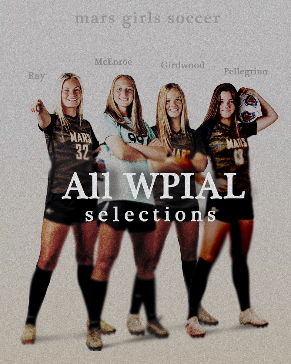 Congrats to our 4️⃣ 3A All-WPIAL selections! 🎉👏