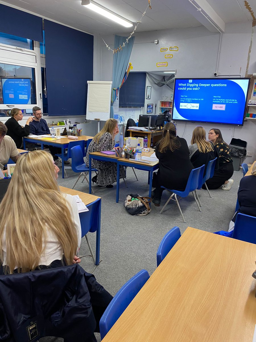 An excellent PDM this evening led by our maths lead, Kathryn Bruschi on structuring effective maths lessons and exploring how we challenge our children by digging deeper into mathematical concepts.
#teachingformastery #diggingdeeper