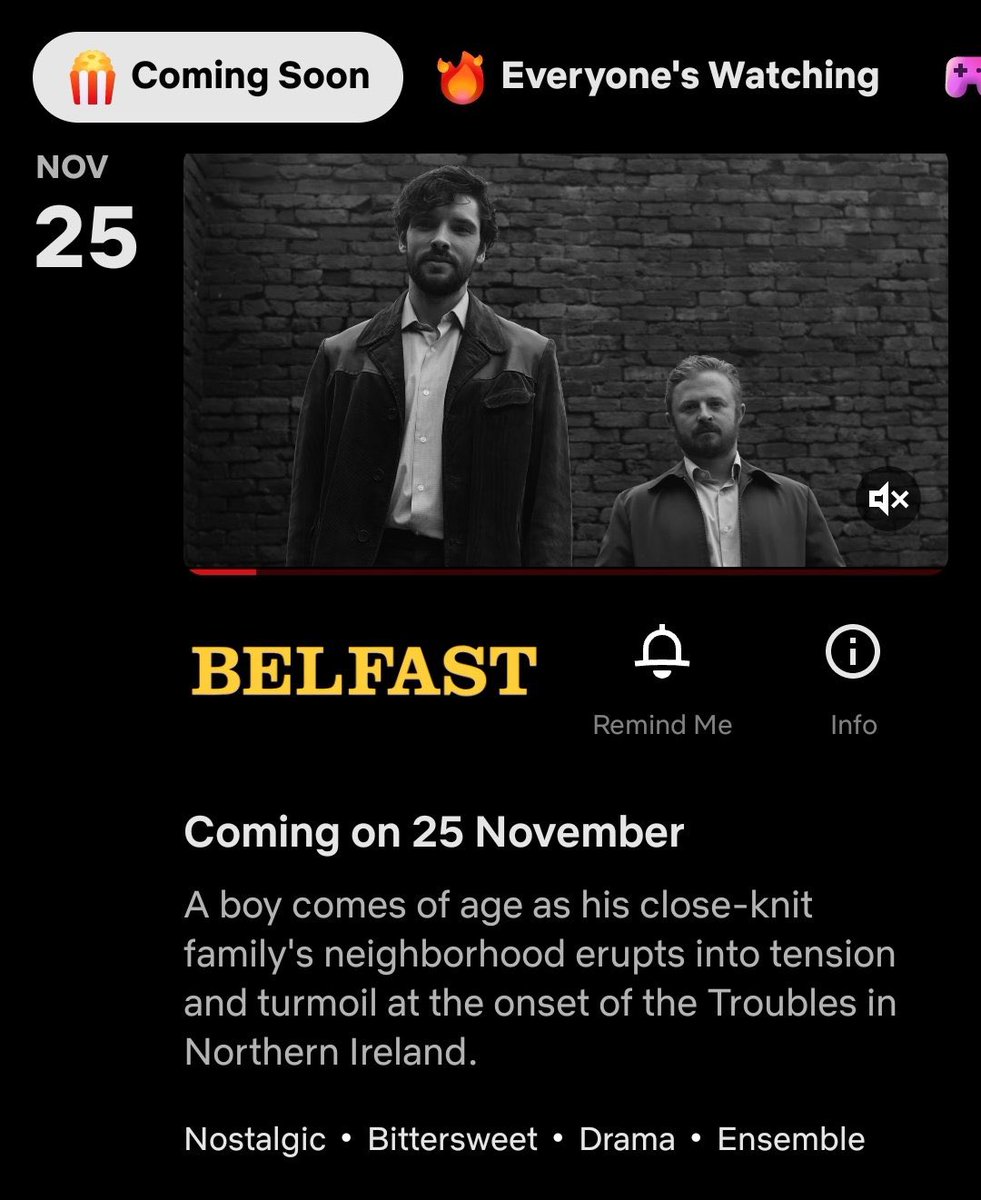 #colinmorgan fans in the uk!! 🇬🇧 

#belfast, starring colin morgan as billy clanton, will be streaming on netflix starting november 25th! 🎞️ 
•
#caitríonabalfe #jamiedornan #judehill #judidench #ciaranhinds