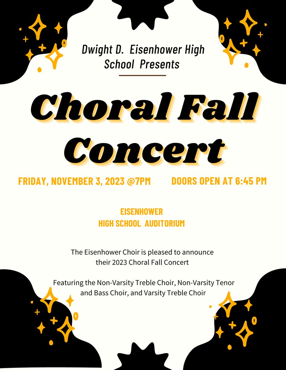 Please come to see our terrifically talented choir students perform. @Eisenhower_AISD @bolton_kesha @jkmetcalf1 @GabySierraEdu @OOT_AldineISD @adbustil