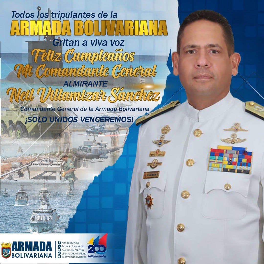 ARB_CANB23's tweet photo. Desde la cubierta de vuelo de la @ARB_CANB23 los combatientes aeronavales le deseamos un Feliz Cumpleaños ALM @NeilVillanvs Que Dios le siga brindando Vida y Salud para seguir al mando de este insigne navío @ArmadaFANBVzla Felicidades!!! https://t.co/0H24ZqbpdM