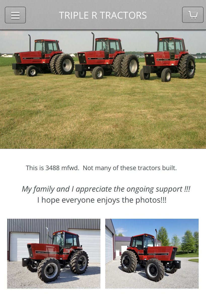 jesseuitt's tweet photo. @gavin_spoor Mike Links owns and runs Triple R Tractors. He does what you described for 88 series IH Tractors. Better then new when he’s done with them! https://t.co/aCUZMjm8Me