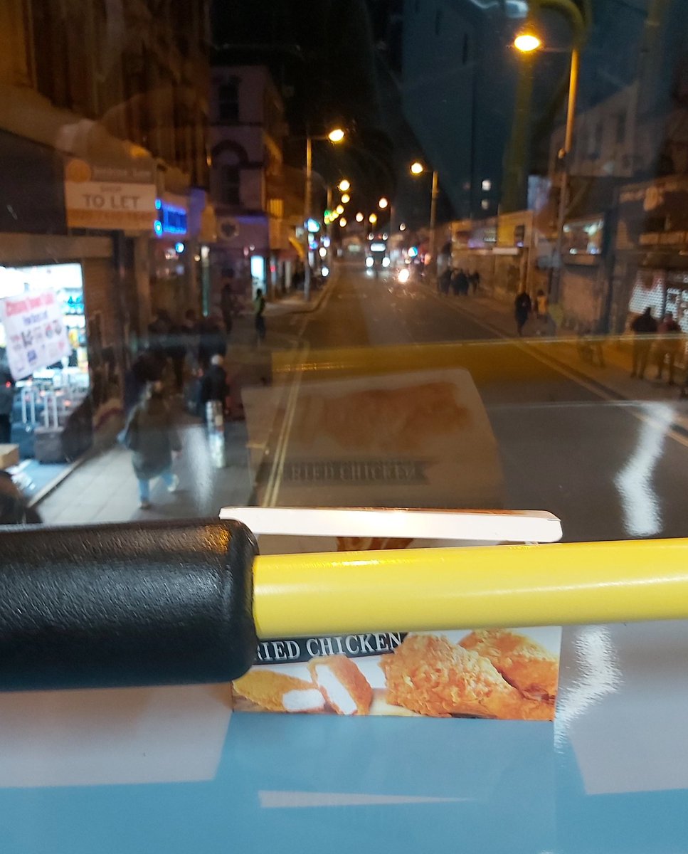 Hey <a href="/YesTom/">Tom Cullen</a>, in the box seat continental style from Peckham. NB if you will the spent fried chicken box on the dash.  Well authentic.