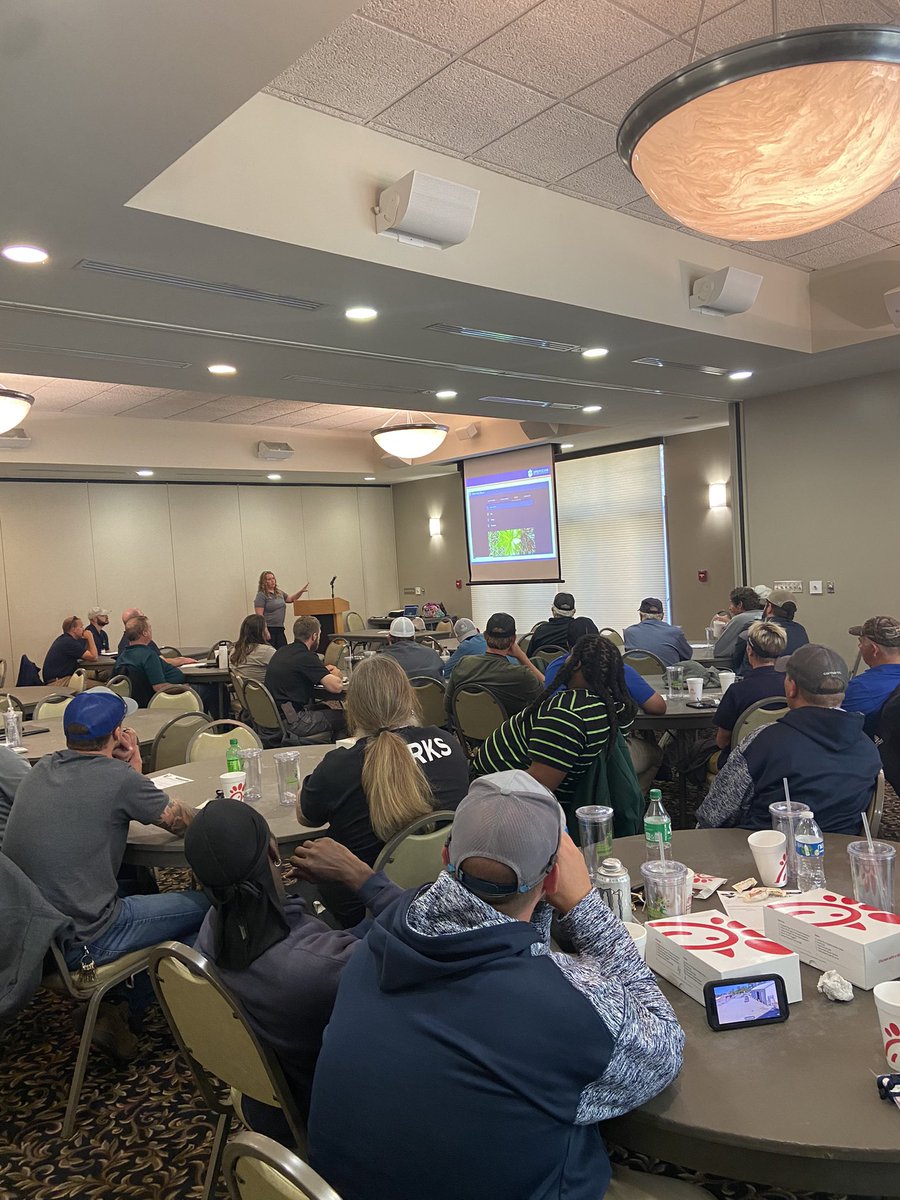 SCRPA's tweet image. What a great day at our biannual Park Maintenance Institute.   The session were very informative .4 CEU’s and 2 pesticide credits were issued toCongrats Jesse well deserved! 1/2
