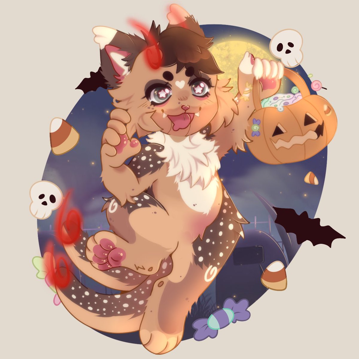 TeaSprouts's tweet image. 1/3 of my Halloween Ychs for my kofi and Pawtreon members!
-
♡ + ↻ are appreciated
-
#artist #art #furryart #furryartist #digitalart #DigitalArtist #furryartwork