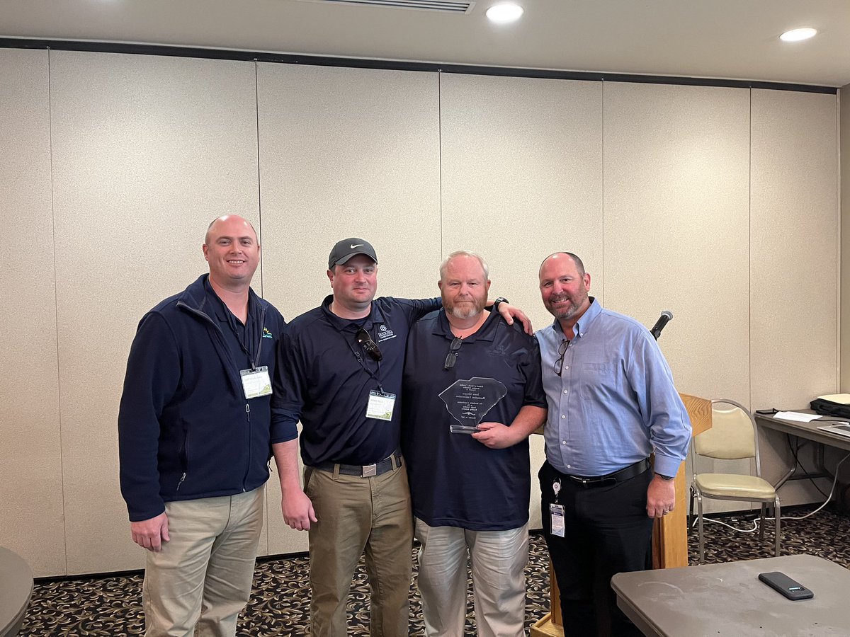 SCRPA's tweet image. Thank you to Irmo-Chapin Recreation Commission for hosting, our instructors and the Park Manitenance Board for putting all this together.   We also were able to celebrate Jesse Holliman, City of Rock Hill PRT, with our inaugural Park Maintenance professional of the year!
