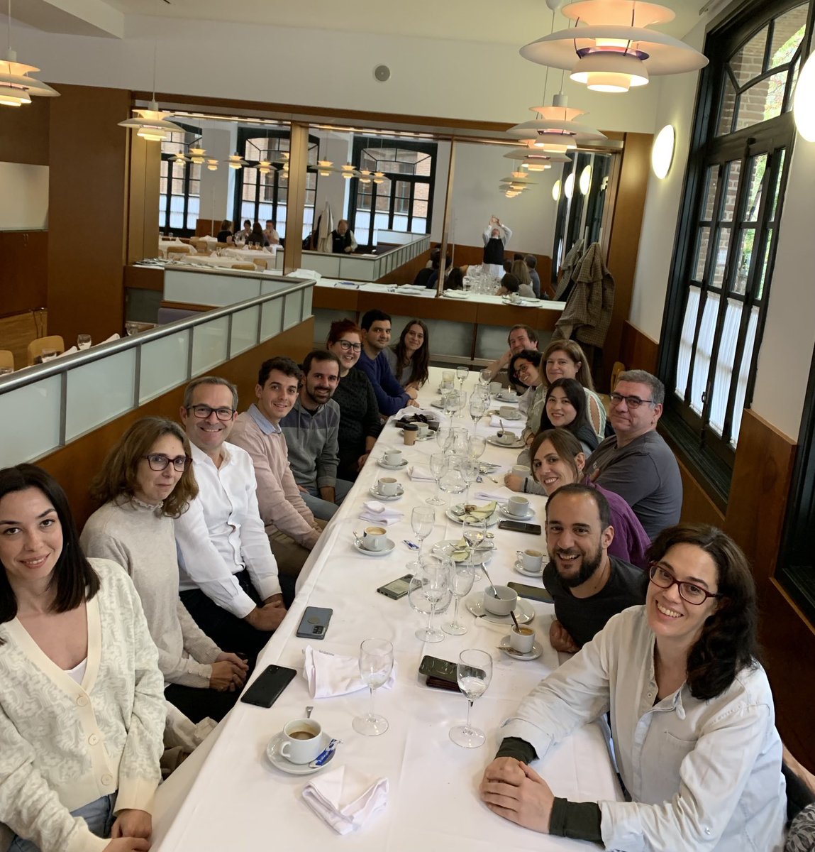 MarcoslabUr's tweet photo. Last week’s @VioBioLab lunch @CSIC last week. A fantastic group to work with 🔝@IO_CSIC @Europeos_CSIC @ERC_Research #SilkEye @AgEInves @CSICmasI https://t.co/VU4l9z4t4l