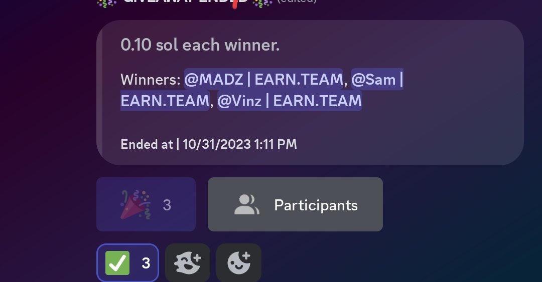 Thank you @TheEarnTeamDAO ❤️