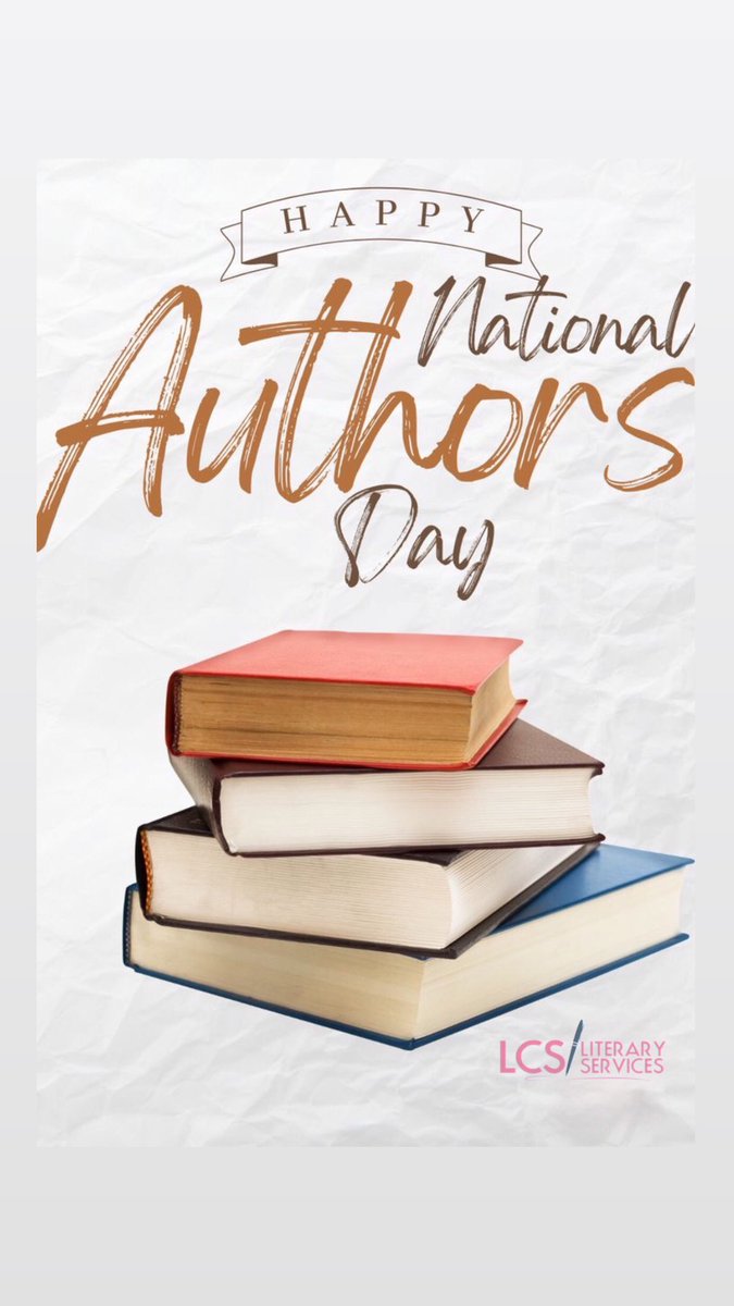 🎉Happy #NationalAuthorsDay to all the vibrant and dynamic writers creating works for us to remember them by! Today we salute you! #weloveourauthors #bookswelove