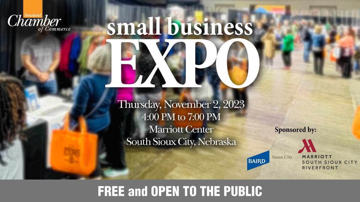 We'll be at the Small Business Expo tomorrow at 4:00pm. Come & visit us at this #FREE #event in South Sioux City, NE: bit.ly/SUXSmallBizEXP…

#SUXSmallBizEXPO #promoproducts #expo #promotionalproducts #southsiouxcity #siouxland #siouxcityne #SiouxCity #siouxcityiowa #siouxcityIA