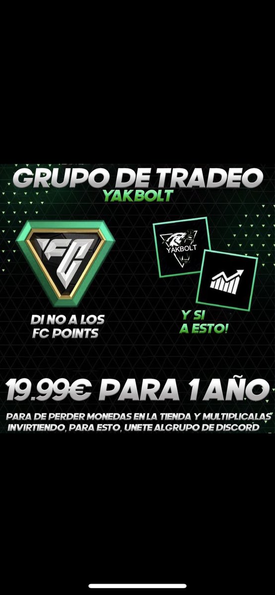 TFut21's tweet photo. MIÉRCOLES DE MUCHO PROFIT ✅🤑.

Seguimos ayudando a todos vosotros de la mejor manera que se nos da, AYUDANDO A HACEROS GANAR MONEDAS! 🤑.

Por aquí os dejo mi información de mi grupo vip! Podéis preguntarme cualquier cosa sin total compromiso. Seguimos familia.

Efecto yakbolt https://t.co/vviQcxyFh3