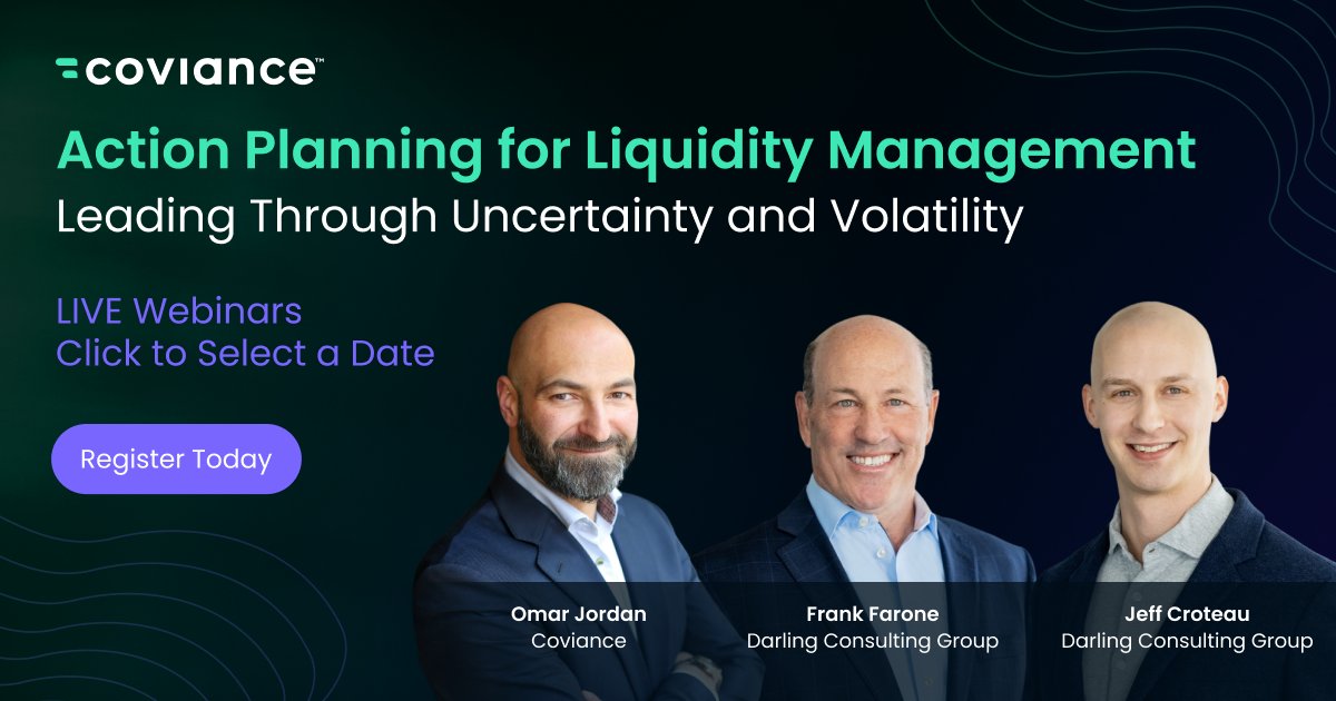 A common strategic imperative of community #Lenders is proactive management of #Liquidity and risk management. Omar Jordan is hosting an exclusive #Webinar with experts from Darling Consulting Group, Frank Farone and Jeff Croteau. Register today! hubs.ly/Q027rfGf0