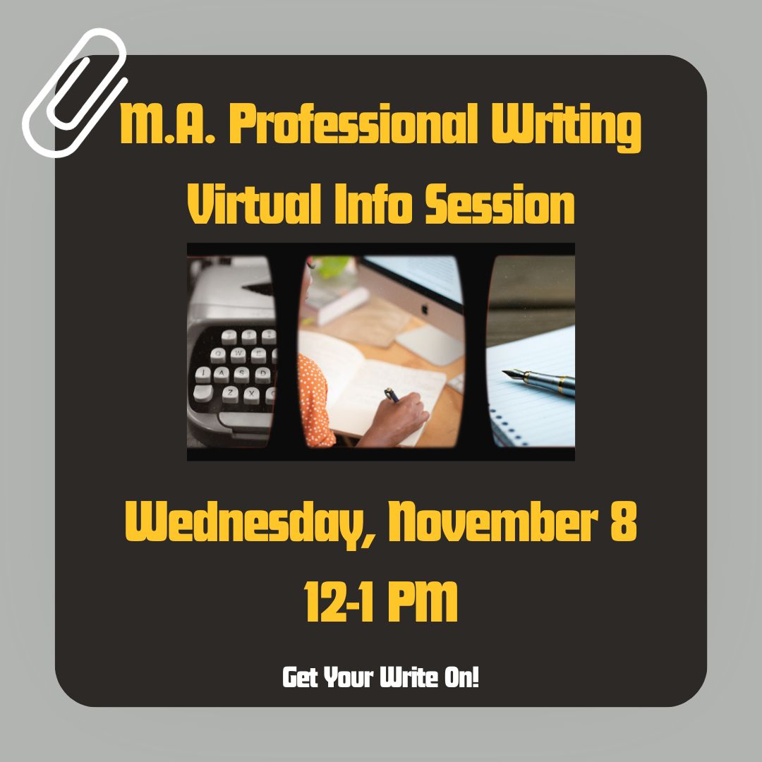 kenn_state_mapw's tweet photo. ๐
Learn more about our degree and certificates at our next virtual info session! Join us on ๐ช๐ฒ๐ฑ๐ป๐ฒ๐๐ฑ๐ฎ๐, ๐ก๐ผ๐๐ฒ๐บ๐ฏ๐ฒ๐ฟ ๐ด at noon and get your questions answered. #getyourwriteon
โก๏ธ Link in bio to register!
#kennesawstate #mapw #gradschool #virtualinfosession https://t.co/Bn2mvhrj1s